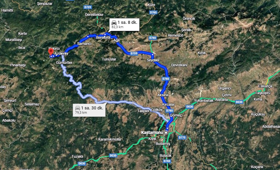 KASTAMONU AZDAVAY KARAKUŞLU KÖYÜNDE  402 M² TARLAMIZ  SATILIKTIR. - KASTAMONU AZDAVAY fotoğraf 6
